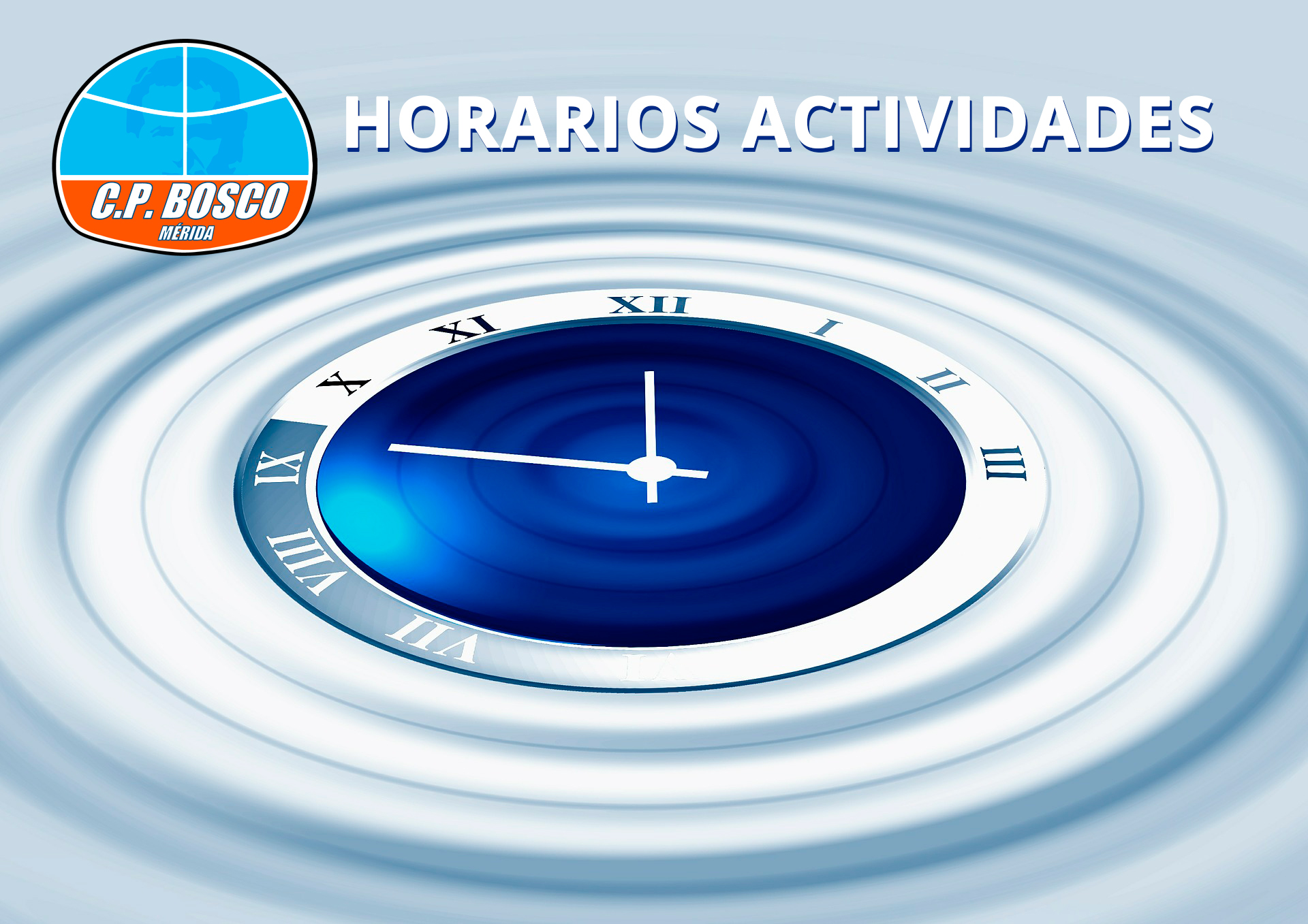 Horario actividades temporada 2019/20