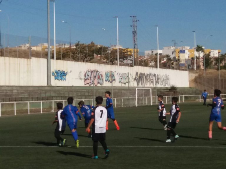 Sombras del Alevín “A” de fútbol en su partido