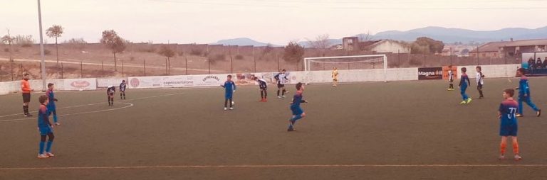 Disputado partido del Alevín “A” con derrota por la mínima