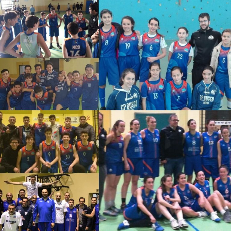6 equipos del CP Bosco Mérida clasificados para los Playoffs
