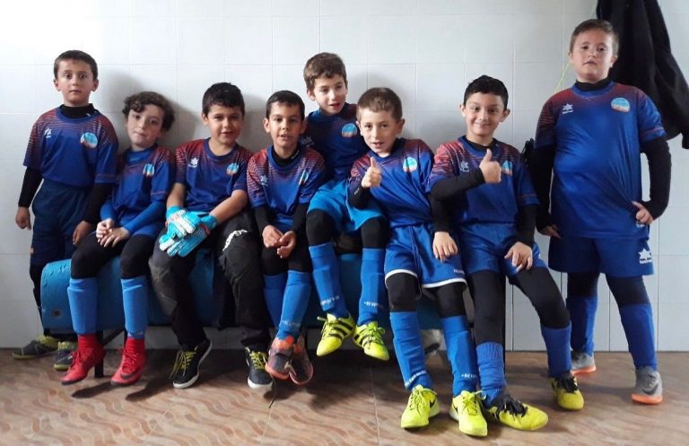 Empate del prebenjamín en un partido intenso