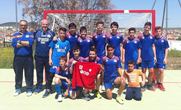 Concentración Final Balonmano Infantil en Colegio Salesiano “María Auxiliadora”