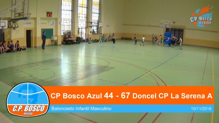 Derrota del Infantil Azul de Baloncesto ante Doncel CP La Serena