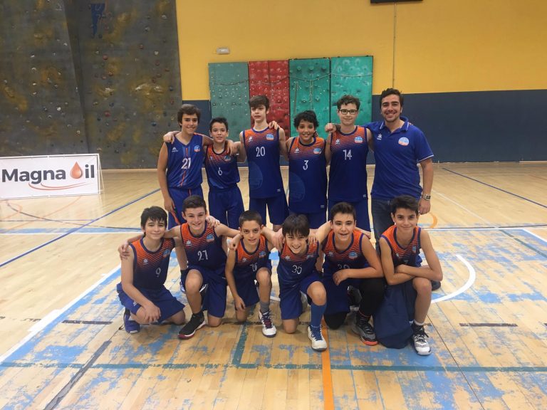 Primera victoria en Liga del Infantil Blanco de Baloncesto