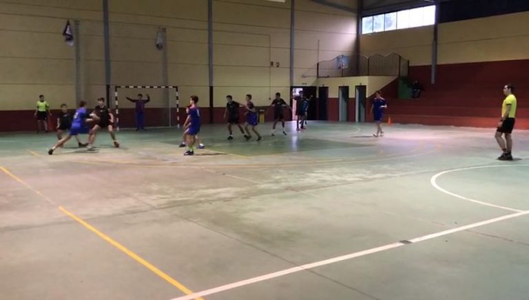 Victoria con soltura del cadete de balonmano