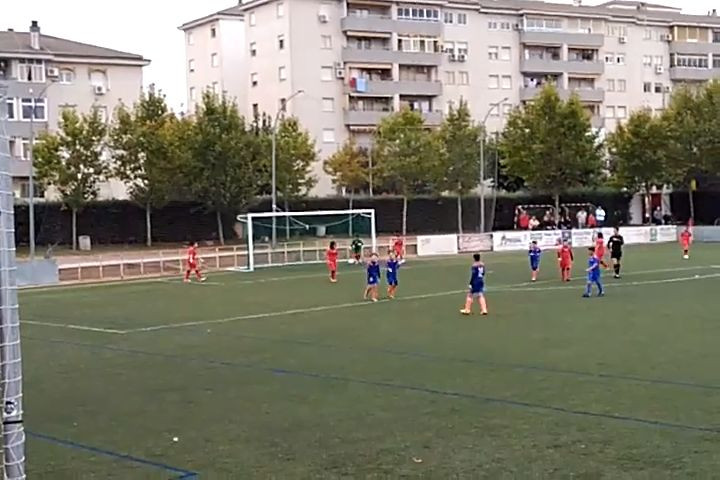 Sufrida victoria del infantil de fútbol 11