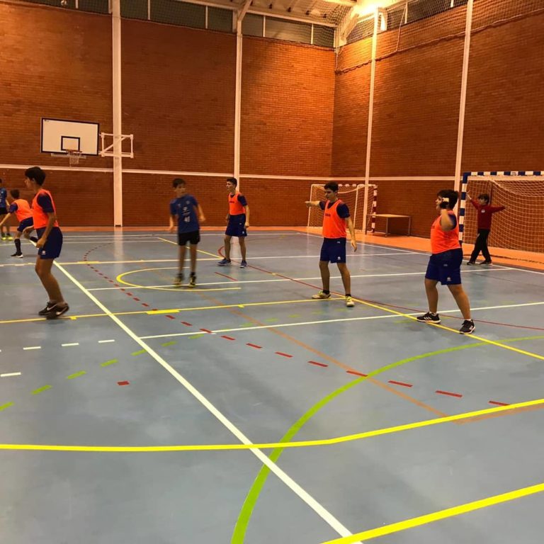 Partido muy disputado del CP Bosco Infantil de Balonmano