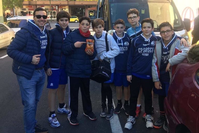Derrota del Infantil Blanco por 62-30 frente al Sagrado Corazón en Cáceres