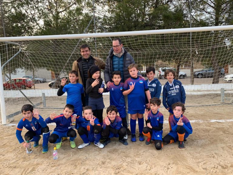 Primer desplazamiento de la temporada del benjamín hasta Santa Amalia