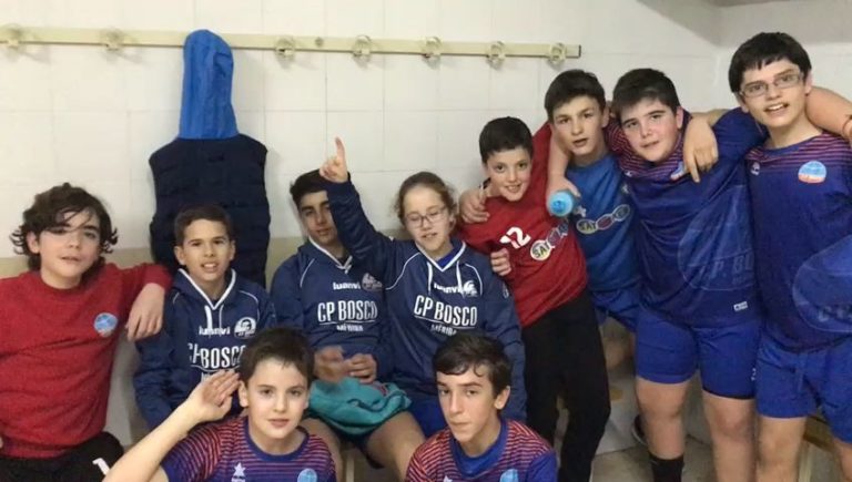 Dominio del infantil de balonmano en casa del segundo clasificado UBP