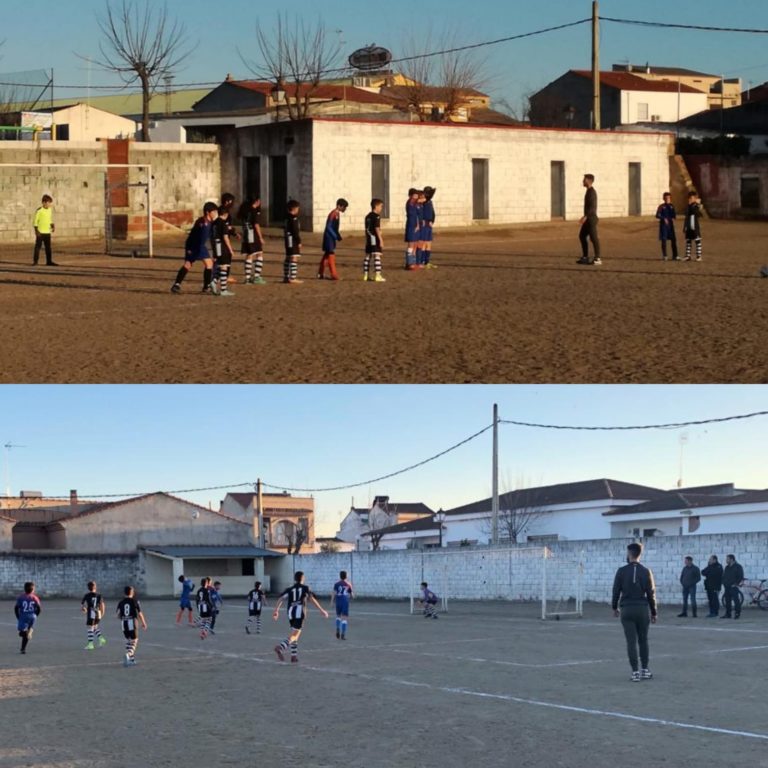 Ambiente tenso en el empate del alevín