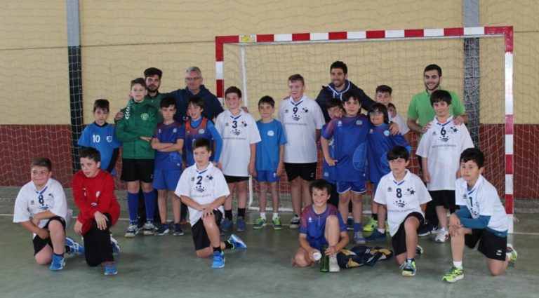 Convivencia de los alevines de balonmano