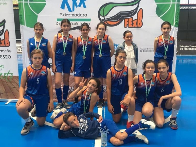 Baloncesto Infantil Femenino CP Bosco subcampeón de Extremadura Liga Plata 2018/19