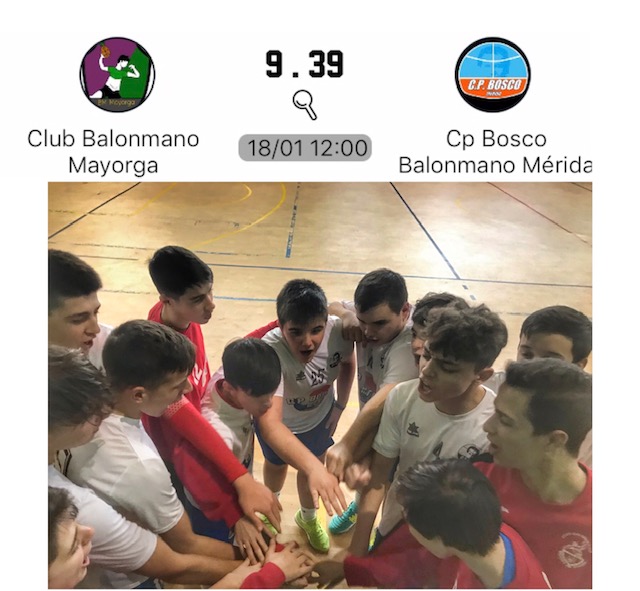 El cadete de balonmano continua su buena trayectoria