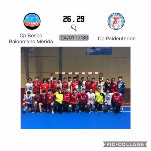 Emocionante partido entre CP Bosco y el equipo cacereño CP Paideuterion