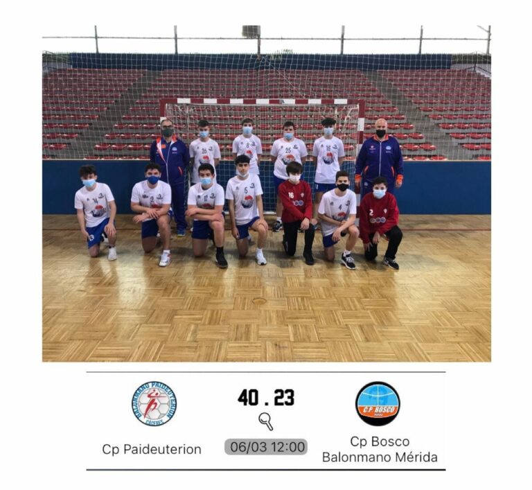 El cadete de balonmano lo intentó contra el C.P. Paideuterion