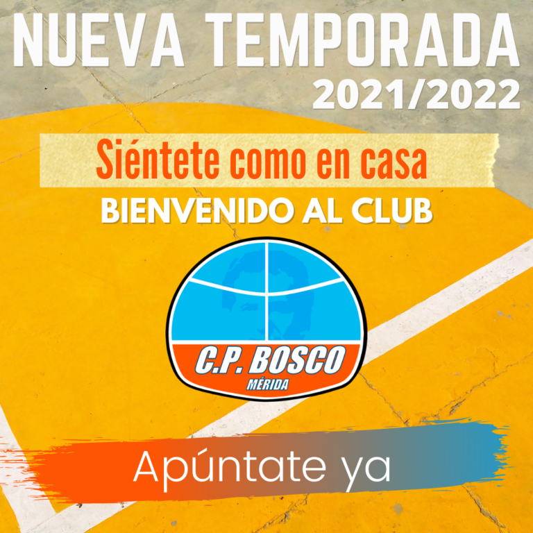 Abrimos inscripciones para nueva temporada 2021/22