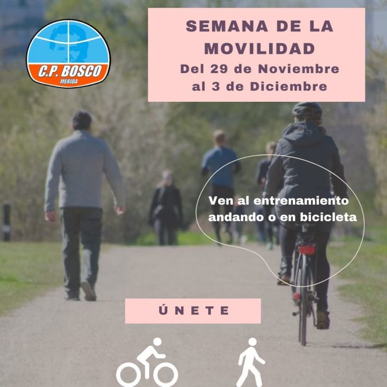 CP Bosco participa en campaña #DEPORTERESPONSABLE 2021: Semana de la Movilidad Sostenible