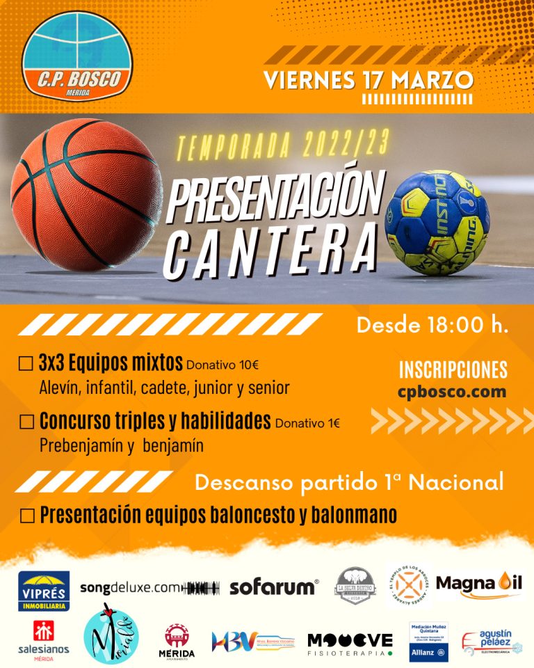 Presentación de la cantera 2023