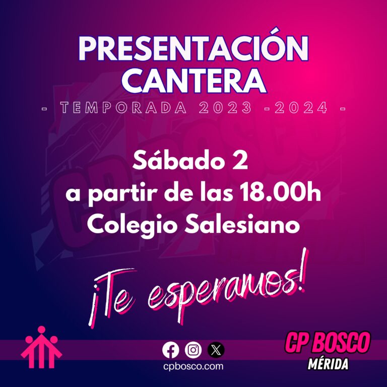 Presentación cantera temporada 23/24