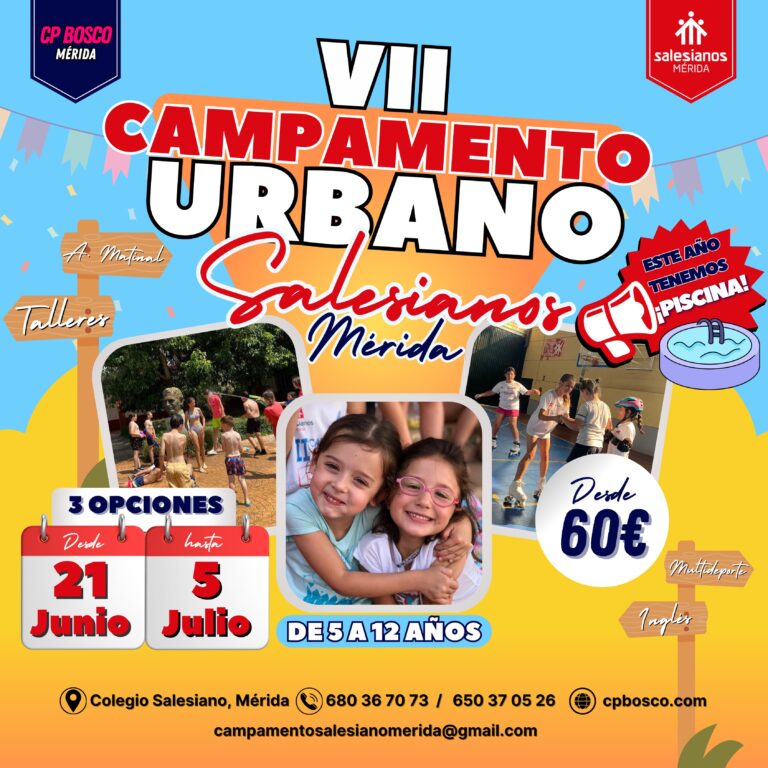 VII edición del Campamento Urbano Salesiano en el colegio