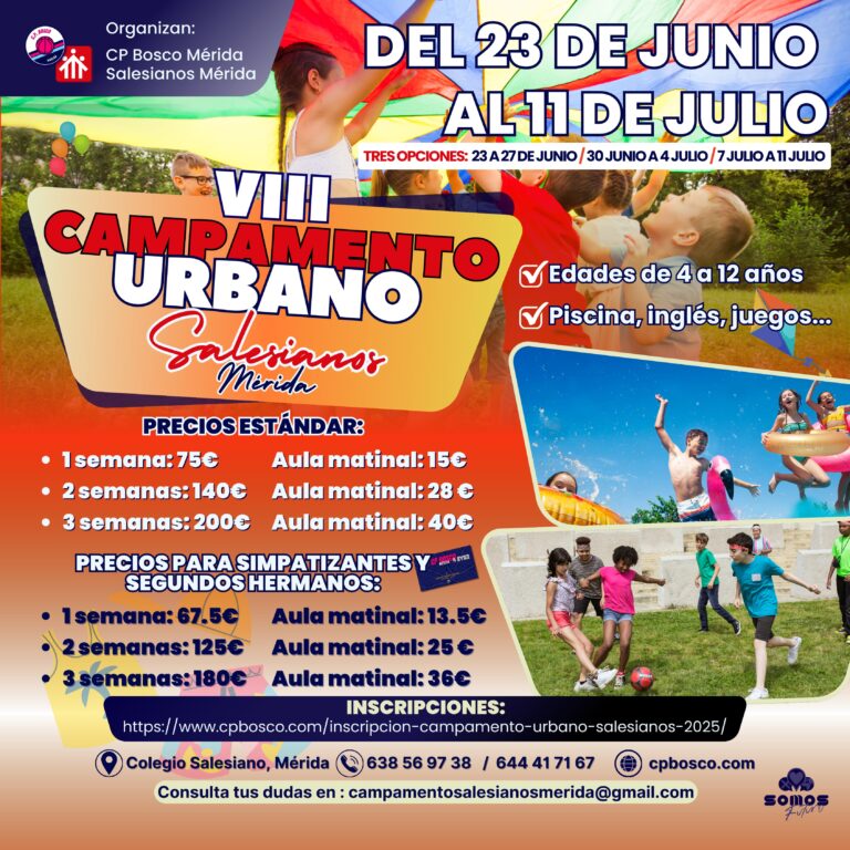 Campamento urbano verano 2025
