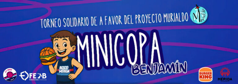Minicopa Benjamín de Baloncesto: Deporte y Solidaridad se dan la mano en Mérida