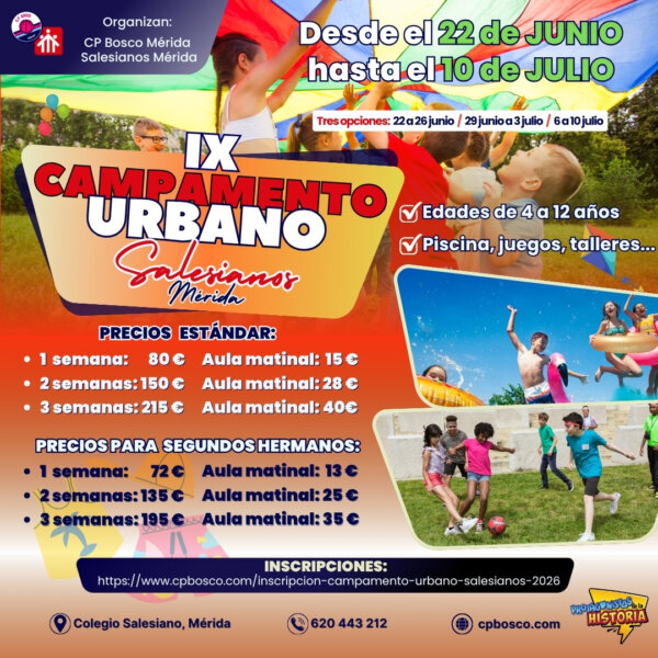 ¡Preparados para el Campamento Urbano 2026!
